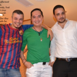 With Khaleed and Ibrahim @GoldenFork Hamdan, Abu Dhabi City, UAE
