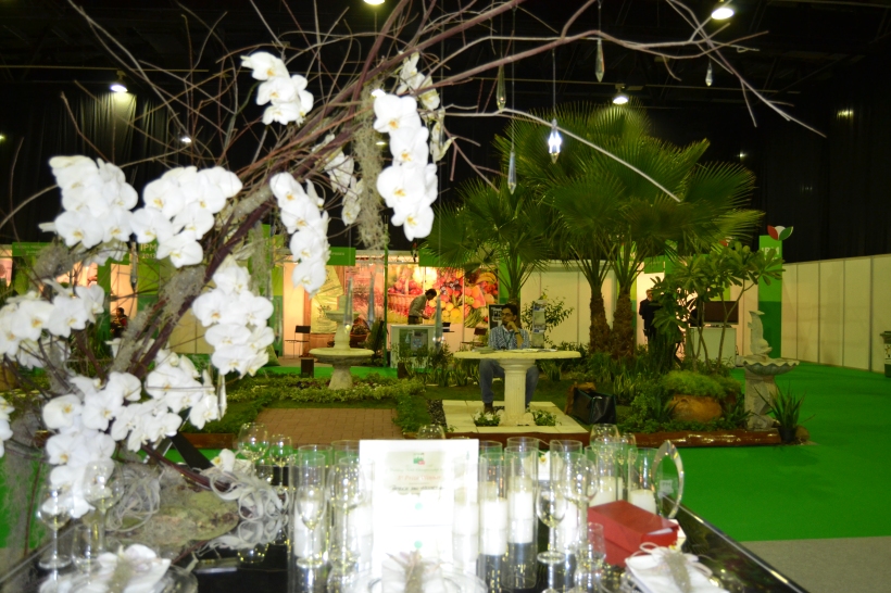 Entry from Patrick van Hesselingen (Germany) Head Florist of CONTEMPO (DIFC) LLC won 3rd Prize for Wedding Table Championship #